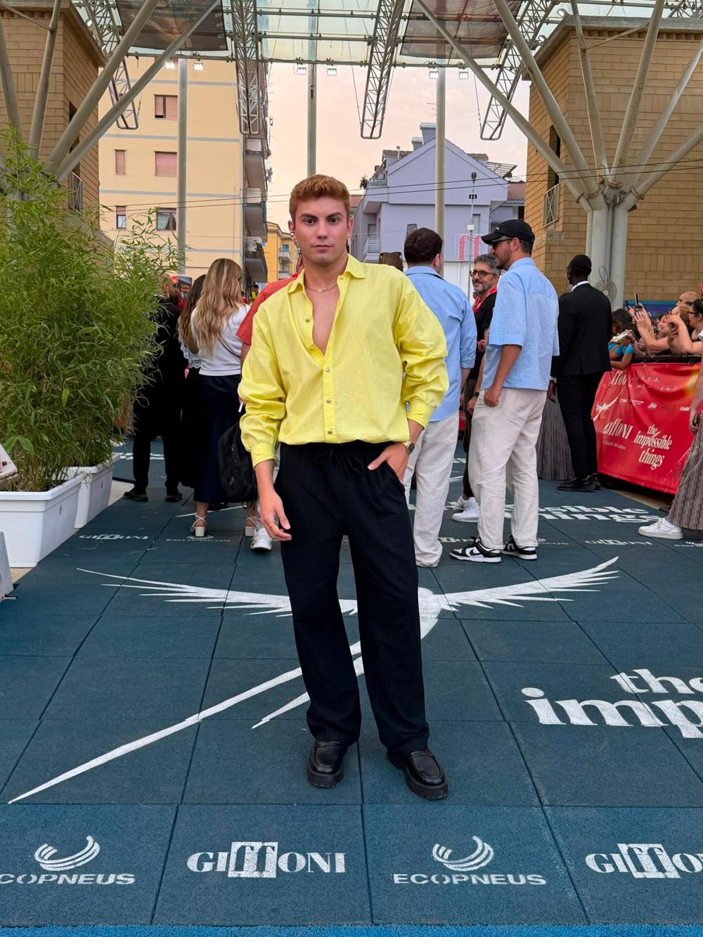 Talent sul red carpet di un festival